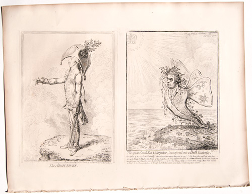 James Gillray originals Parasols for 1795 

The Shadow of a Duke
